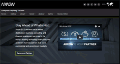 Desktop Screenshot of ecs.arrow.com